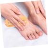 Baluue 4pcs Nail Brush Set Boar Bristle Wooden Nail Cleaning Brush for Polish Removal for Home Office Random Color view 3