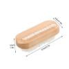 Baluue 4pcs Nail Brush Set Boar Bristle Wooden Nail Cleaning Brush for Polish Removal for Home Office Random Color view 4