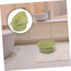 BESTYASH 2pcs Medium Plastic Wash Basin Foot Tub for Soaking Feet Bathroom Sink Household Fashion Bucket Washing Basins view 3