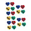 DIYEAH 60pcs Heart Shape Pencil Sharpener Single Hole Design for Eyebrow and Cosmetic Tools Lightweight for Home and School Use view 1