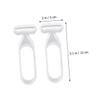 DECOMELODY 2pcs Women's Body Hair Trimmer Set Waterproof Armpit and Leg Shaver Stainless Steel Blades Portable Hair Remover Tool for Beauty Care view 2