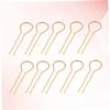 10Pcs U Shaped Hair Pins Metal Vintage Hair Sticks for Women and Girls view 3