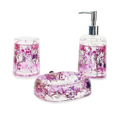 DUYHBAWRS Bathroom Simulation Three-Piece Home Hotel Bathroom Toiletries Set Housewarming