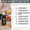 Black Seed Oil 120ml/4 oz  100% Pure Ethiopian Cold-Pressed Nigella Sativa  2.8% Thymoquinone  Organic Extra Virgin Oil for Hair Growth Skin Care and Immune Support  Edible and All Natural view 2