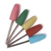 5pcs Silicone Nails Finishing Tools Grinding Heads Enhancing Manicure Results Suitable For Both Salon And Home Use view 3