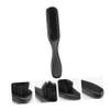 DECOMELODY Long Handle Beard Brush with Boar Bristles Practical Mustache Grooming Tool for Men Portable Black Barber Accessory for Daily Beard Care and Styling view 2