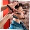DECOMELODY Long Handle Beard Brush with Boar Bristles Practical Mustache Grooming Tool for Men Portable Black Barber Accessory for Daily Beard Care and Styling view 4