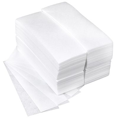 1200 Pcs Non Woven Wax Strips 7.9 x 2.8 Inch Bulk Large Wax Strips Body and Facial Hair Removal Waxing Strip Soft Waxing Paper Sheets for Arm Leg Underarm Face Eyebrow Armpit Chest Back and Bikini