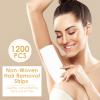 1200 Pcs Non Woven Wax Strips 7.9 x 2.8 Inch Bulk Large Wax Strips Body and Facial Hair Removal Waxing Strip Soft Waxing Paper Sheets for Arm Leg Underarm Face Eyebrow Armpit Chest Back and Bikini view 3
