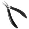 Tisojpod Nail Clippers,Toenail Clipper for Ingrown or Thick Toe Nails,Fingernail Clipper for Men Women Seniors with Stainless Steel Straight Blade Soft Handle Nail Cutter Black view 1