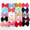10Pcs Large Hair Bows for Girls, 11CM 4.3 Inch Boutique Bow Clips (10Pcs Aqua, With Clip) view 3
