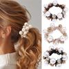 Kilshye Pearl Hair Tie Scrunchies Fancy Ponytail Holders Hair Accessories for Women (Pack of 3) view 1