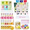 108 Piece Girls Spa Party Supplies Set , Face Masks, Hand Creams, Eye Patches, Bath Bombs, Lip Balms, 12 Person Kit view 1