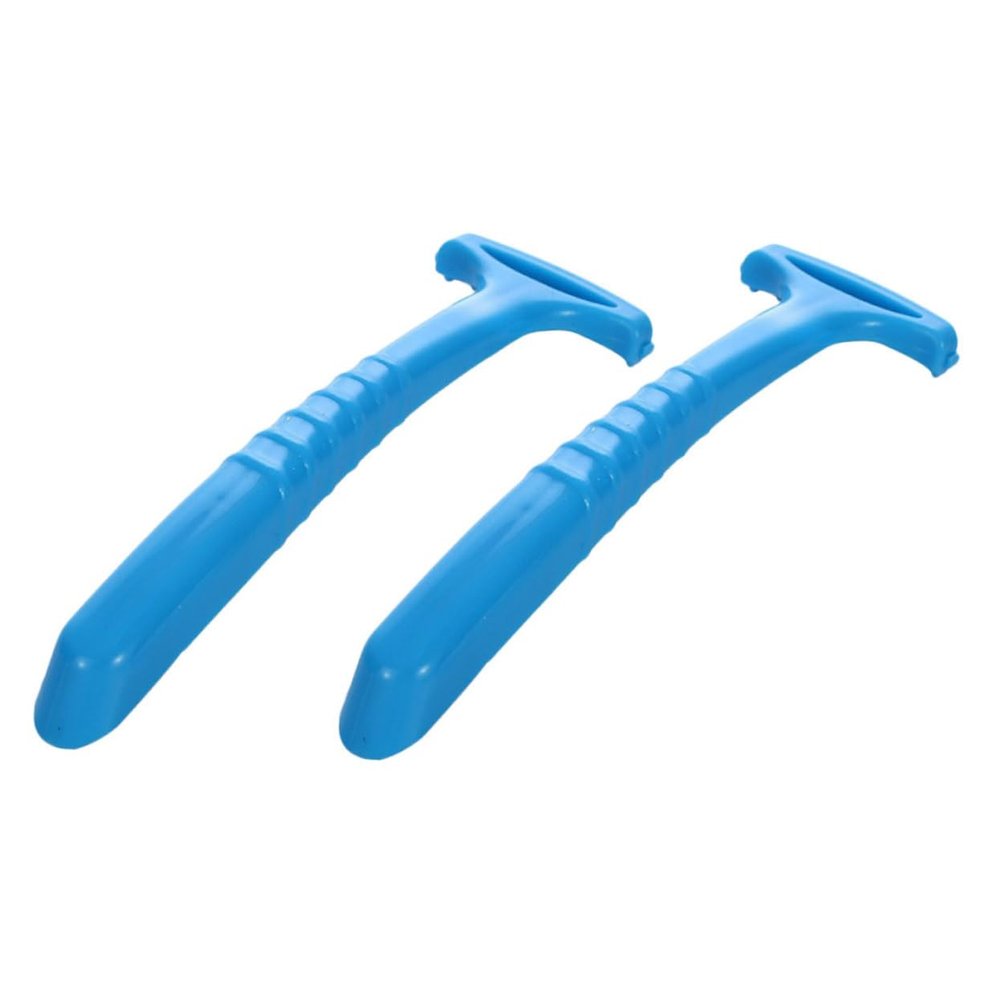 DECOMELODY 2Pcs Foot File Tool Set for Callus Removal Handheld Exfoliating Foot Trimmer Effective Pedicure Tool for Home Use