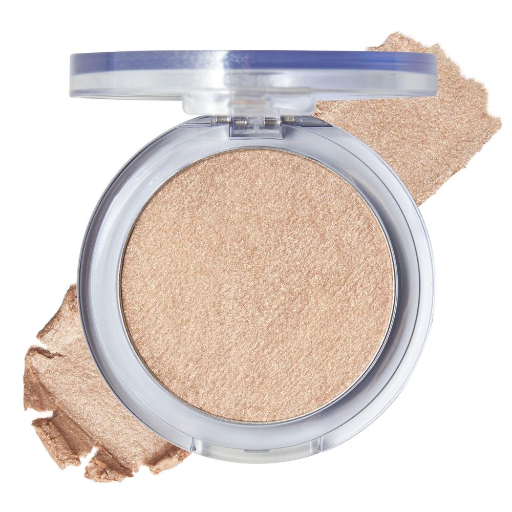 EGLIPS Everglow Highlighter - Radiant Glow Soft Jelly Texture Shimmer Powder Lightweight Longlasting Buildable & Blendable Smooth Silky Finish Daily Korean Face Makeup (02 EVER BEIGE, 0.17 oz)