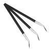 BATHVEVE 3pcs Angle Eyeliner Brush Bent Handle for Precise Brow Lip Liner Application view 1