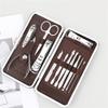 7/12-Piece Pedicure Scissors & Nail Clipper Set, Stainless Steel Manicure Kit, Nail Care Tools with Portable Case, Beauty Grooming Set view 1