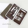 7/12-Piece Pedicure Scissors & Nail Clipper Set, Stainless Steel Manicure Kit, Nail Care Tools with Portable Case, Beauty Grooming Set view 2
