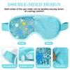 2 Pack Cooling Eye Mask, Reusable Gel Eye Masks for Puffy Eyes, Cold & Warm Compress for Dry Eye, Post Surgery, Puffiness, Allergies, Sinuses & Migraines Relief, Eye Masks for Sleep Unisex (Blue+Pink) view 2