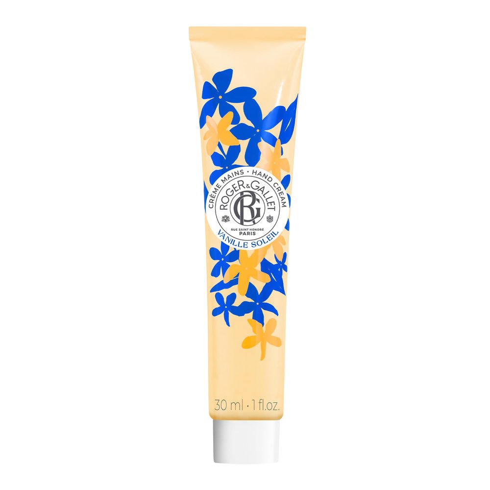 ROGER & GALLET | VANILLE SOL Hand Cream | Vanilla Scent Hand Moisturizer & Cuticle Cream (1 oz)