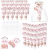 Dansib 48 Sets Thanksgiving Fall Hand Cream Bulk a Little Pumpkin Baby Shower Hand Cream Gifts Baby Shower Party Favors for Guests Travel Size Lotion for Autumn Party Supplies(Pink Pumpkin) view 1