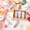 Dansib 48 Sets Thanksgiving Fall Hand Cream Bulk a Little Pumpkin Baby Shower Hand Cream Gifts Baby Shower Party Favors for Guests Travel Size Lotion for Autumn Party Supplies(Pink Pumpkin) view 4