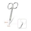 6-in-1 Manicure Set Portable Nail Clippers Grooming Kit, Stainless Steel Pedicure Tools with Nail Scissors & Leather Travel Case for Men & Women view 4