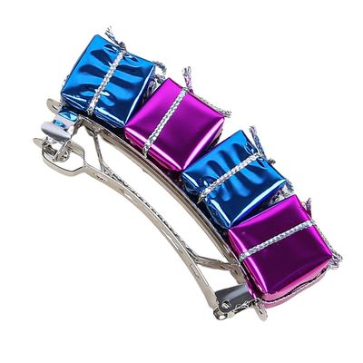 Elegant Hair Clip for Christmas Party Present Box Hair Pin All Age Fashion Nonslip Hair Barrettes for Ponytail Braids