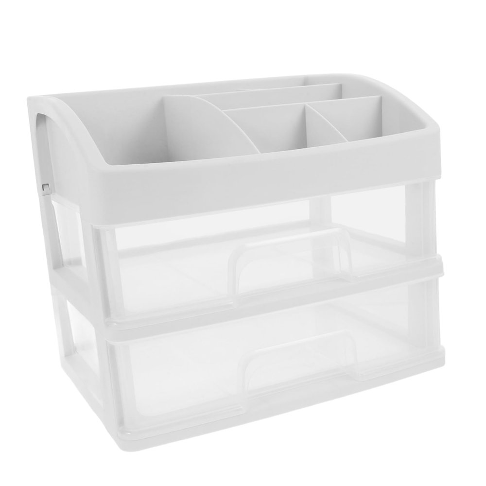 ARTIBETTER Plastic Drawer Makeup Organizer Box Storage Container for Cosmetics Stylish Desktop Storage Solution for Students