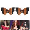 1pair Children Halloween Hair Pin Decorative Festival Hairpin Luxurious Party Hairclip for Kids and Adults view 2