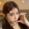 1pair Lovely Pattern Barrettes Girls Birthday Hairpin Trendy Comfortable Hairpins for Children's Birthday Party view 4