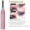Rechargeable Heated Eyelash Curler, Lash Curler for Women Electric Eyelash Curler with 3 Temperature Modes,Quick Natural Curling and Long Lasting(Gold) view 2