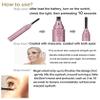 Rechargeable Heated Eyelash Curler, Lash Curler for Women Electric Eyelash Curler with 3 Temperature Modes,Quick Natural Curling and Long Lasting(Gold) view 4