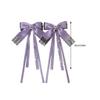 1Pair Ribbon Bows Hair Barrettes Unique Solid Colors Fashion Hairpieces Elegant Accessories For Females view 3