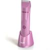 OLOV Electric Body Hair Trimmer - Groin Trimmer for Men - Bikini Trimmer Women - Wet/Dry Shaver Groomer, Replaceable Ceramic Blade Heads, USB Recharge Dock, Waterproof Hygiene Razor, Pink view 1