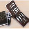 9-Piece Nail Clipper Set, Manicure & Pedicure Kit with Scissors, Tweezers, Ear Spoon, and Nail Cutters, Portable Travel Case, Perfect Gift for Men view 3
