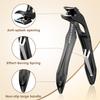 360 Rotating Nail Clippers for Seniors with Arthritis, Ergonomic Long Handled Toenail Clippers for Thick Nails for Seniors, Heavy Duty Fingernail Clippers with Catcher Wide Opening Sharp Nail Cutters view 4