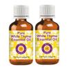 dve herbes Pure White Thyme Essential Oil (Thymus vulgaris) Natural Therapeutic Grade Steam Distilled (Pack of Two) 100mlx2 (6.76 oz) view 1