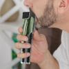 Waterproof Men's Cordless Vacuum Beard Trimmer - Rechargeable, Portable Facial Hair Clipper & Grooming Ki view 3