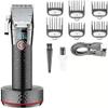 Pro Hair Clipper, Hair Clipper Professional Hair Trimmer Rechargeable Hair Cutting Machine Cordless Adjustable Electric Clippers for Men view 1