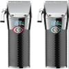 Pro Hair Clipper, Hair Clipper Professional Hair Trimmer Rechargeable Hair Cutting Machine Cordless Adjustable Electric Clippers for Men view 3