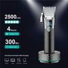 Pro Hair Clipper, Hair Clipper Professional Hair Trimmer Rechargeable Hair Cutting Machine Cordless Adjustable Electric Clippers for Men view 4