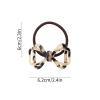 2 Pcs Tortoise Shell Hair Ties Bowknot Hair Scrunchies Elastic Hair Bands Styling Stretchy Ponytail Holders Hair Accessories for Women and Girls view 2