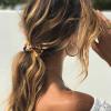 2 Pcs Tortoise Shell Hair Ties Bowknot Hair Scrunchies Elastic Hair Bands Styling Stretchy Ponytail Holders Hair Accessories for Women and Girls view 3