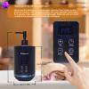 Massage Oil Warmer heater,oil warmer for massage,lotion Warmer for Spa,Salon and Barber Shops,with 2 Oil Bottle Dispenser,1 White funnel,Atmosphere lights,Temperature control,Time delay start,Black view 3