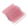 ANGGREK Disposable Nail Cuticle Pusher, Practical Cuticle Manicure Pedicure Stick Plastic 100pcs for Nail Salon for Home (Red) (Pinkish) (Rose Red) view 2
