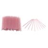 ANGGREK Disposable Nail Cuticle Pusher, Practical Cuticle Manicure Pedicure Stick Plastic 100pcs for Nail Salon for Home (Red) (Pinkish) (Rose Red) view 3