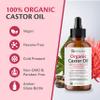 Castor Oil Pack Kit with Organic Cotton Body Wrap & Organic Pure Castor Oil view 3