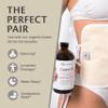 Castor Oil Pack Kit with Organic Cotton Body Wrap & Organic Pure Castor Oil view 4