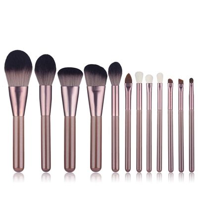 12 Small Grape Soft Brushes Makeup Brush Set Beauty Tools Foundation Concealer Eye Shadow Brushes